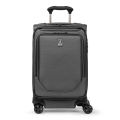 Travelpro Crew Classic Lightweight Softside Expandable Luggage, 2 Wheel Upright Rollaboard Suitcase, Men and Women ( Titanium Grey , Carry On 21-Inch ) Titanium Grey Carry On 21 Inch U11