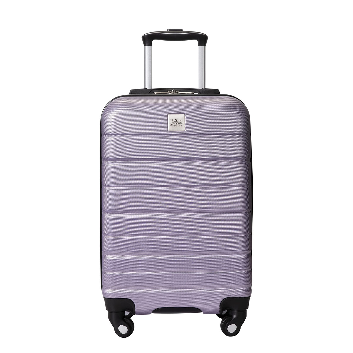 Skyway Epic 2.0 Hardside Lightweight and Durable ABS Shell Luggage, Spacious with Dual Spinning Wheels, Comfort Grip and Expandable, Men and Women ( Silver Lilac , Carry-On 20-inch ) Silver Lilac Carry On 20 Inch U1