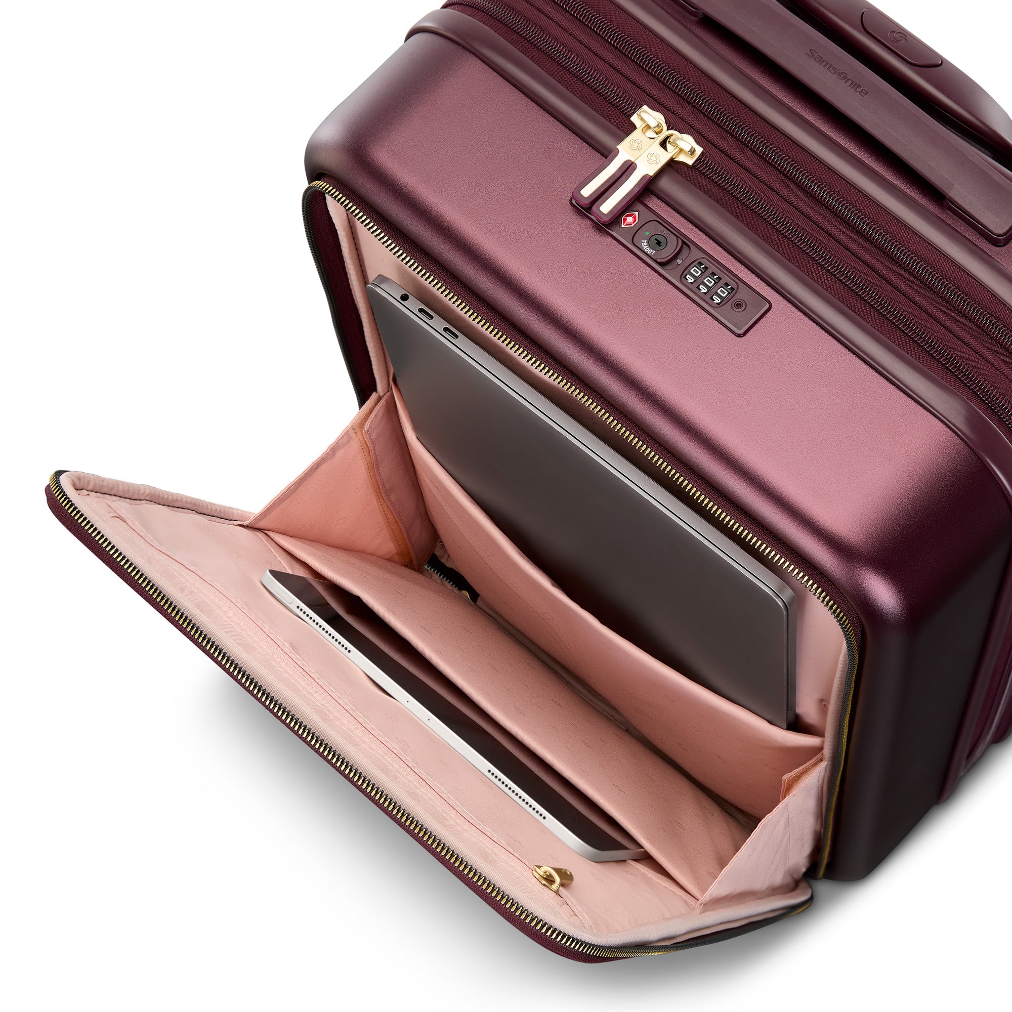Samsonite Mobile Solution 2 Expandable Carry-On Spinner ( Merlot , One Size ) Merlot One Size U1