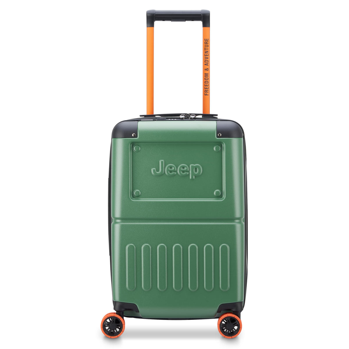 Jeep JH002B Hardside Expandable Luggage with Spinner Wheels ( Elm Green , Carry-On 19 Inch ) Elm Green Carry On 19 Inch U1