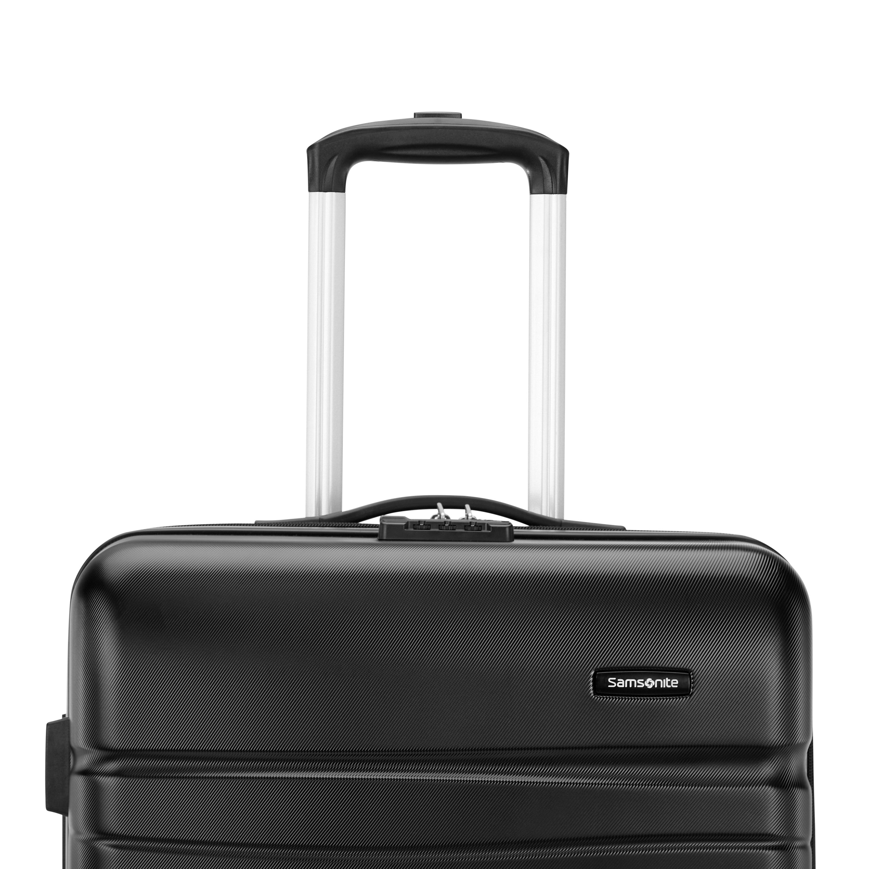 Samsonite Evolve SE Hardside Expandable Spinner Luggage ( Bass Black , 3PC SET (CO/M/L) ) Bass Black 3 PC SET CO M L U2