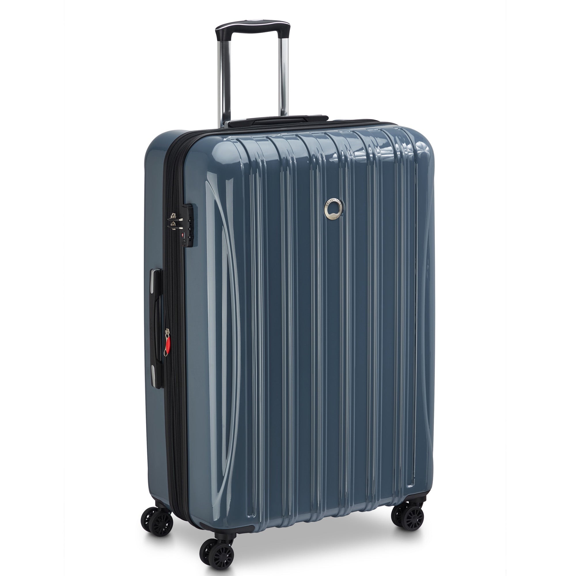 DELSEY Paris Helium Aero Hardside Expandable Luggage with Spinner Wheels ( Orion Blue , Checked-Large 29 Inch ) Orion Blue Checked Large 29 Inch U12
