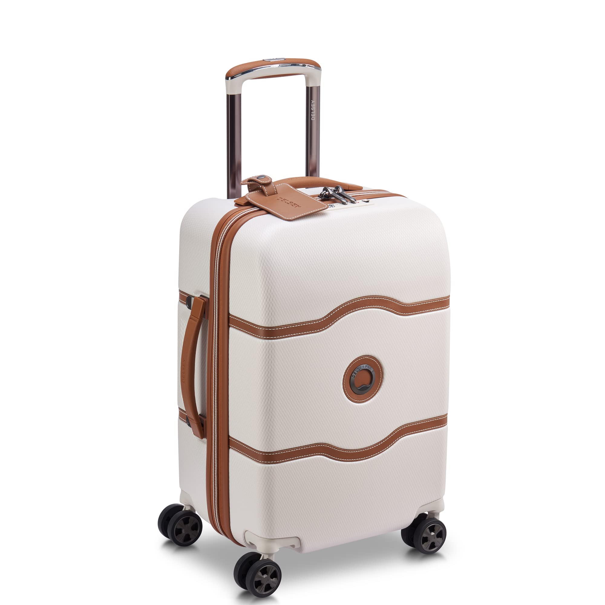 DELSEY Paris Chatelet Air 2.0 Hardside Luggage with Spinner Wheels ( Angora , Carry-on 19 Inch ) Angora Carry On 19 Inch U11