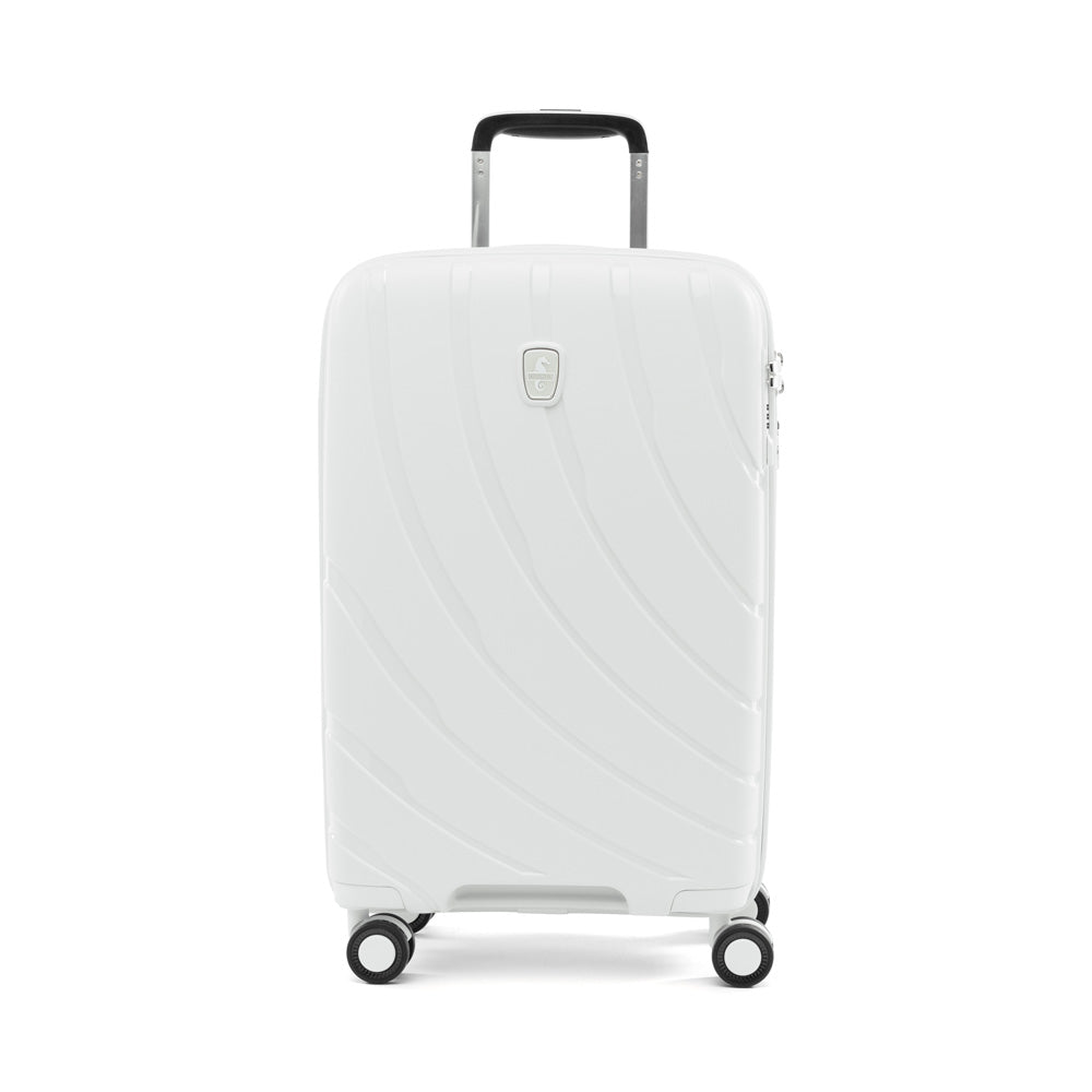 Atlantic Luggage Carry-on Expandable, Hardside Spinner ( Shell White , Carry On 21 Inch ) Shell White Carry On 21 Inch U1