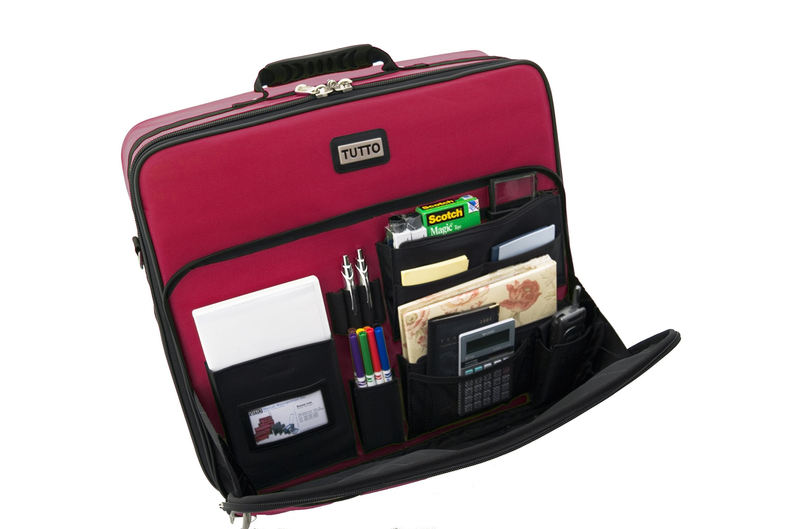 Tutto 20" Embroidery/Project Bag - Small (Fits Bernina/Designer I, II, SE) Cherry Red 20 Inch U1