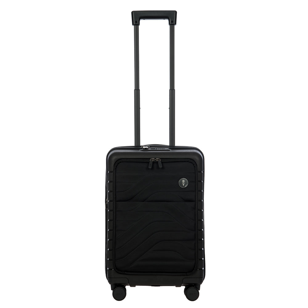 Bric's B|Y Ulisse 21" Expandable Spinner w/Pocket ( Black , One Size ) Black One Size U1