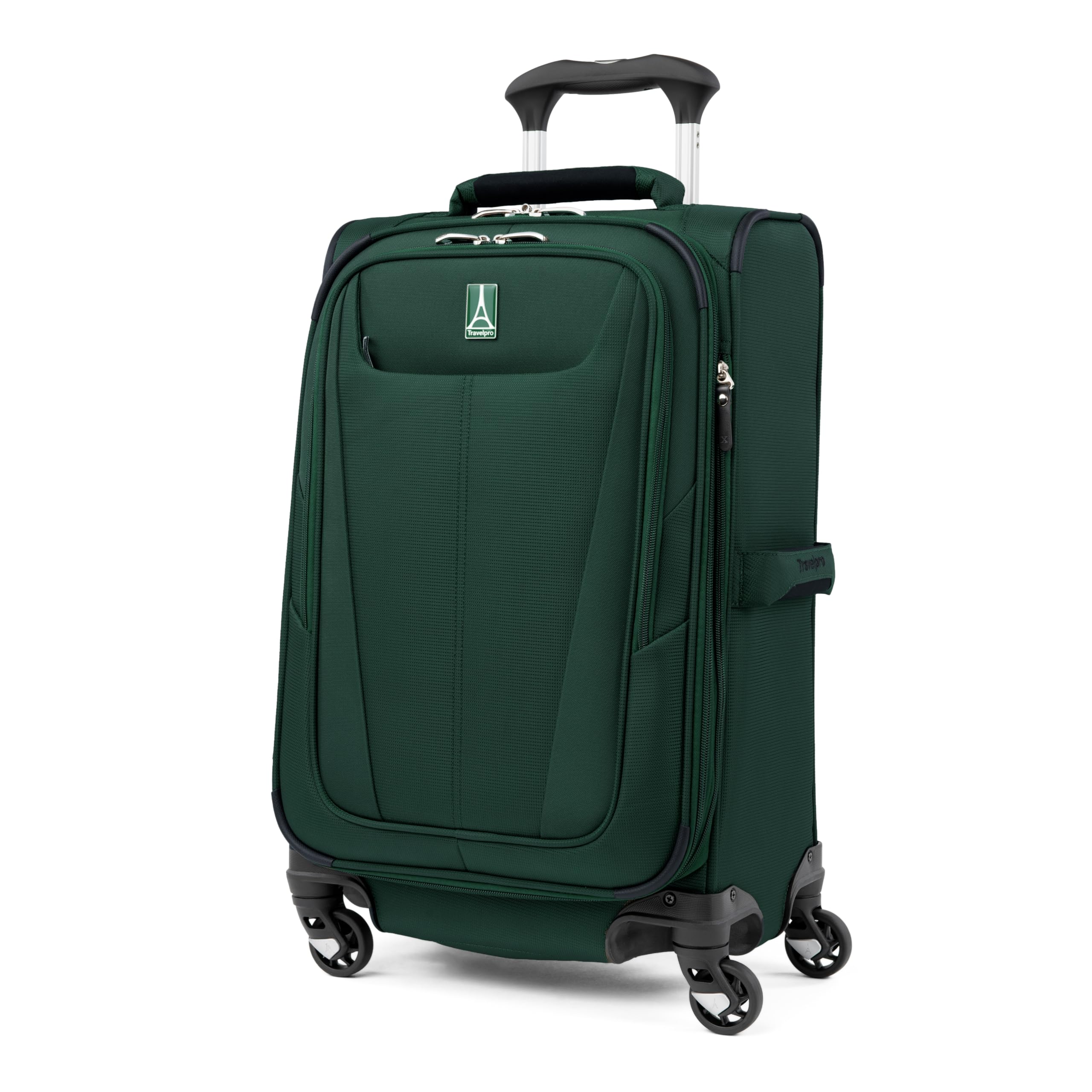 Travelpro Maxlite 5 Softside Expandable Luggage with 4 Spinner Wheels, Lightweight Suitcase, Men and Women ( Green Forest , Carry-on 21-Inch ) Green Forest Carry On 21 Inch U2
