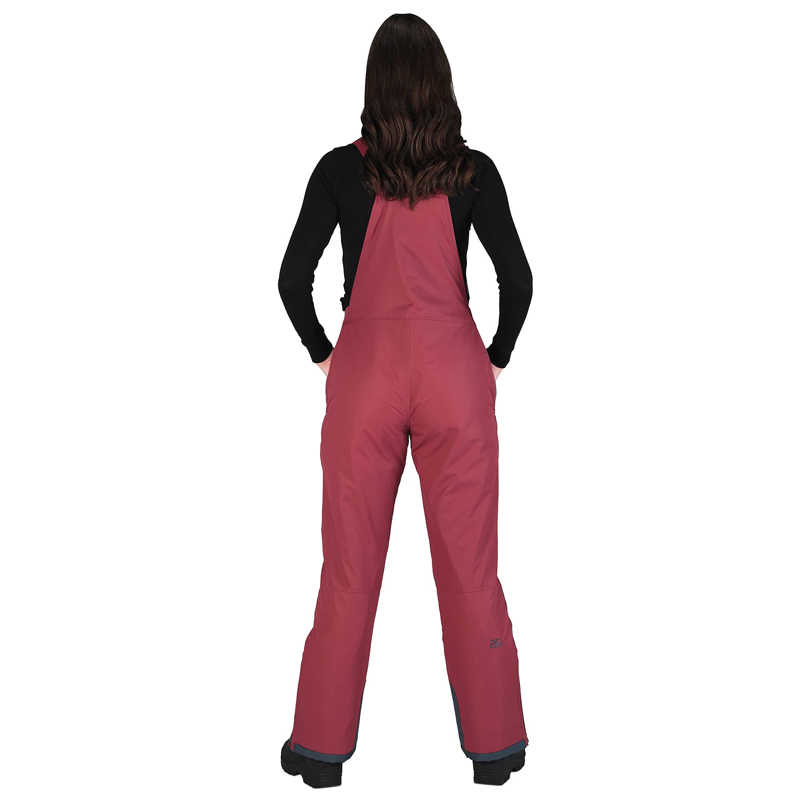 Arctix Women's Essential Bib Overall Regular 31 ( Crimson , Small Short ) Crimson Small Short U2