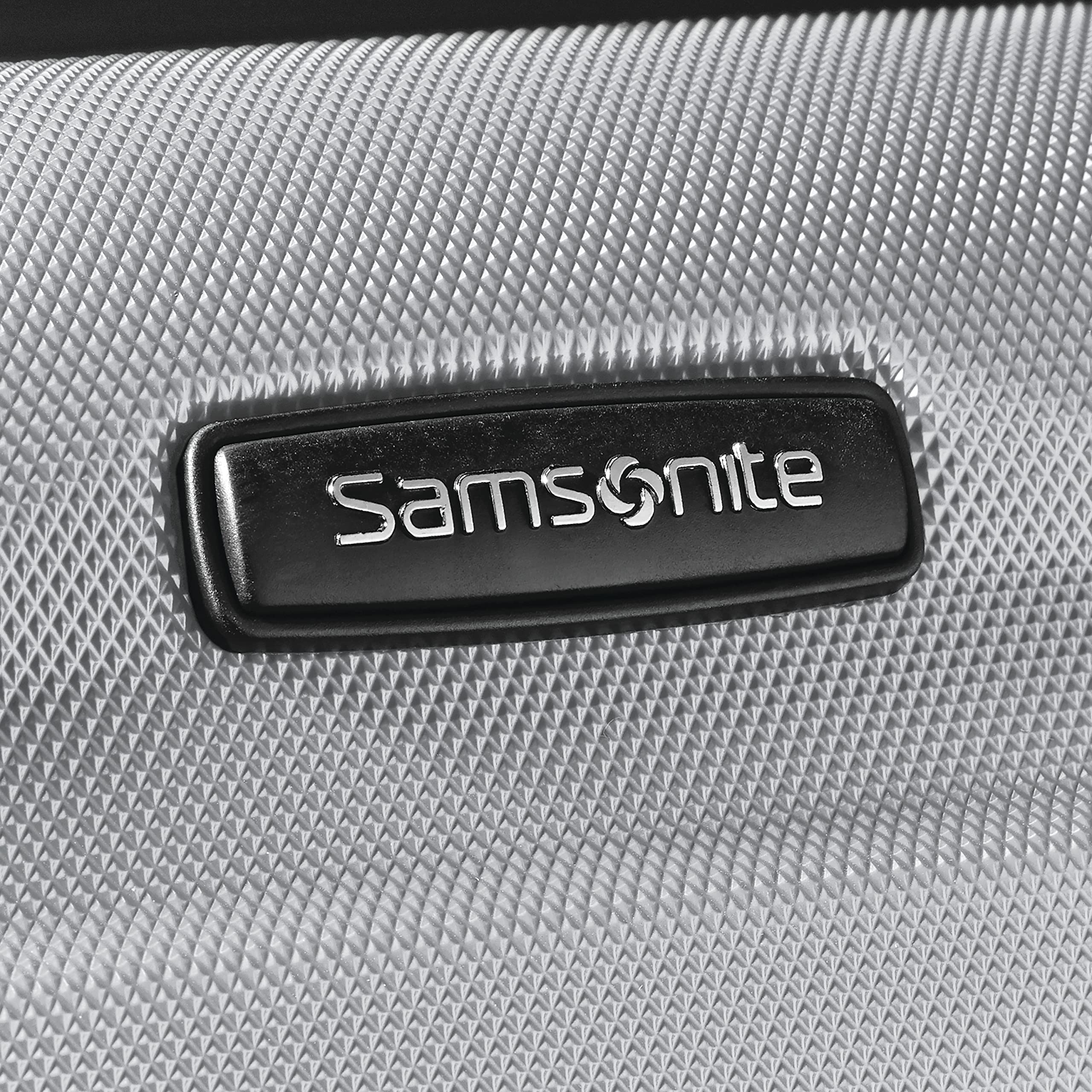 Samsonite Omni Pc Hardside Expandable Luggage with Spinner Wheels Silver Carry On 20 Inch U8