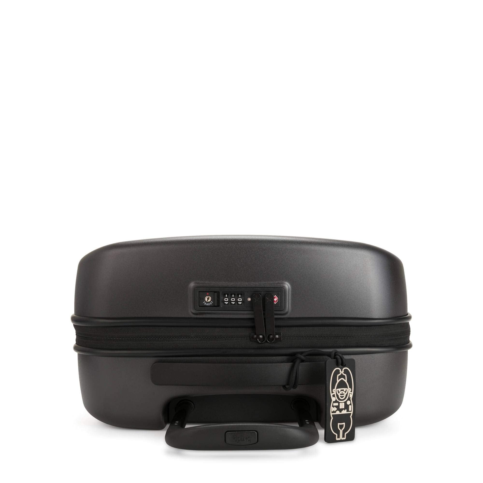 Kipling Curiosity Small Hardshell Spinner Suitcase ( Raw Black , One Size ) Raw Black One Size U1