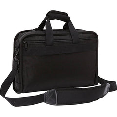 A.Saks Ballistic Nylon Organizer Briefcase ( Black , One Size ) Black One Size U1