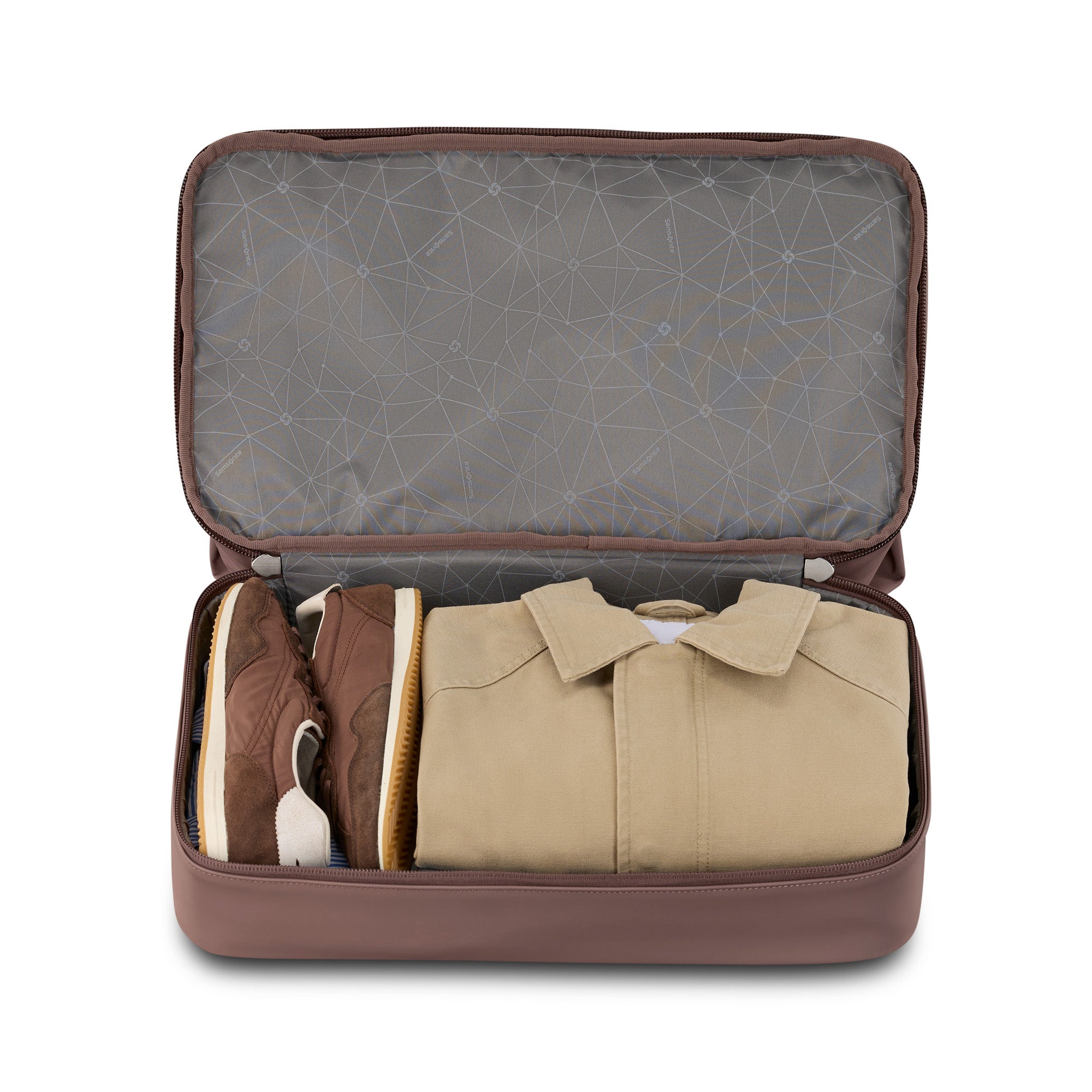 Samsonite Better Than Basic Drop Bottom Weekender ( Chocolate Mauve , One Size ) Chocolate Mauve One Size U2