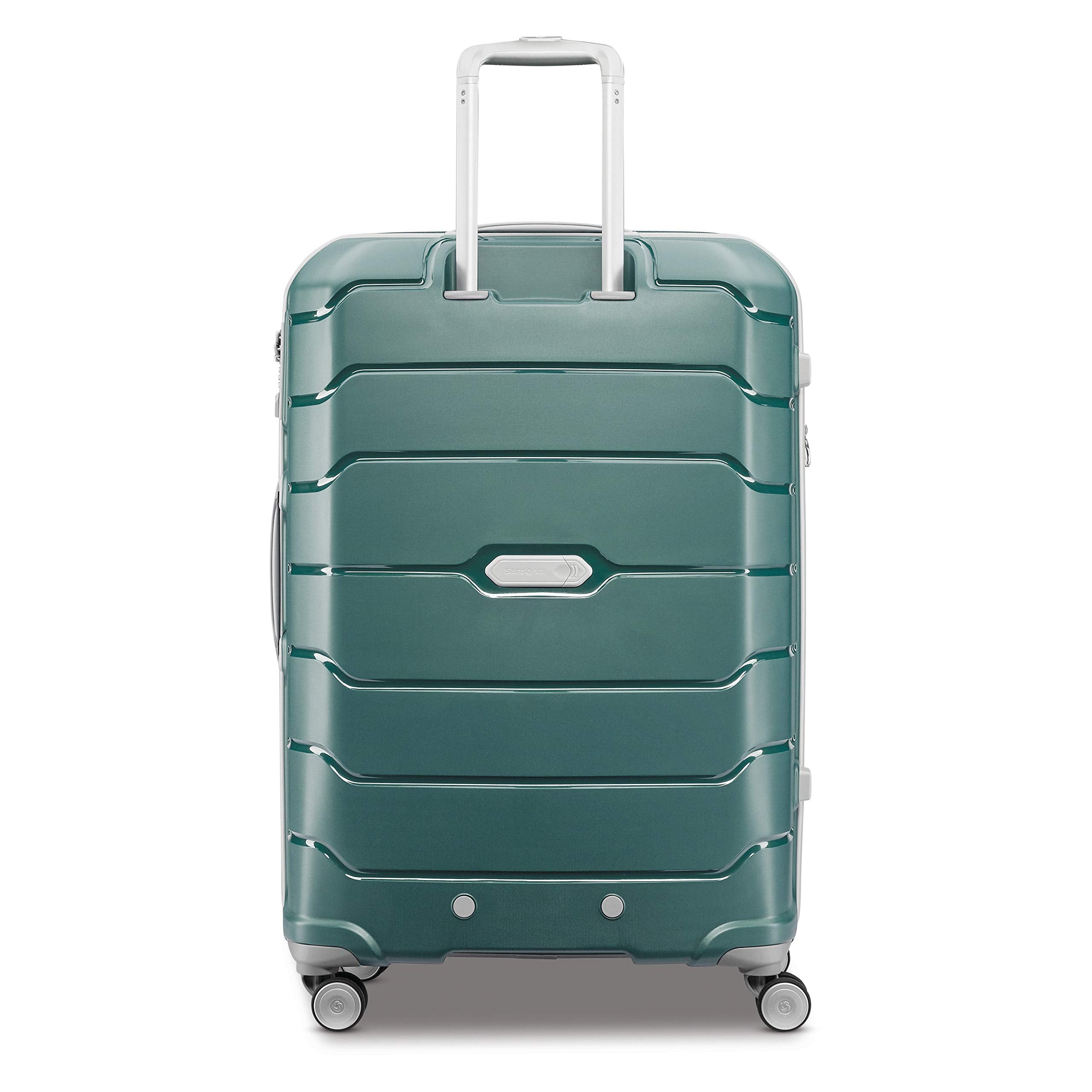 Samsonite Freeform Hardside Expandable with Double Spinner Wheels ( Sage Green , Checked-Large 28-Inch ) Sage Green Checked Large 28 Inch U1