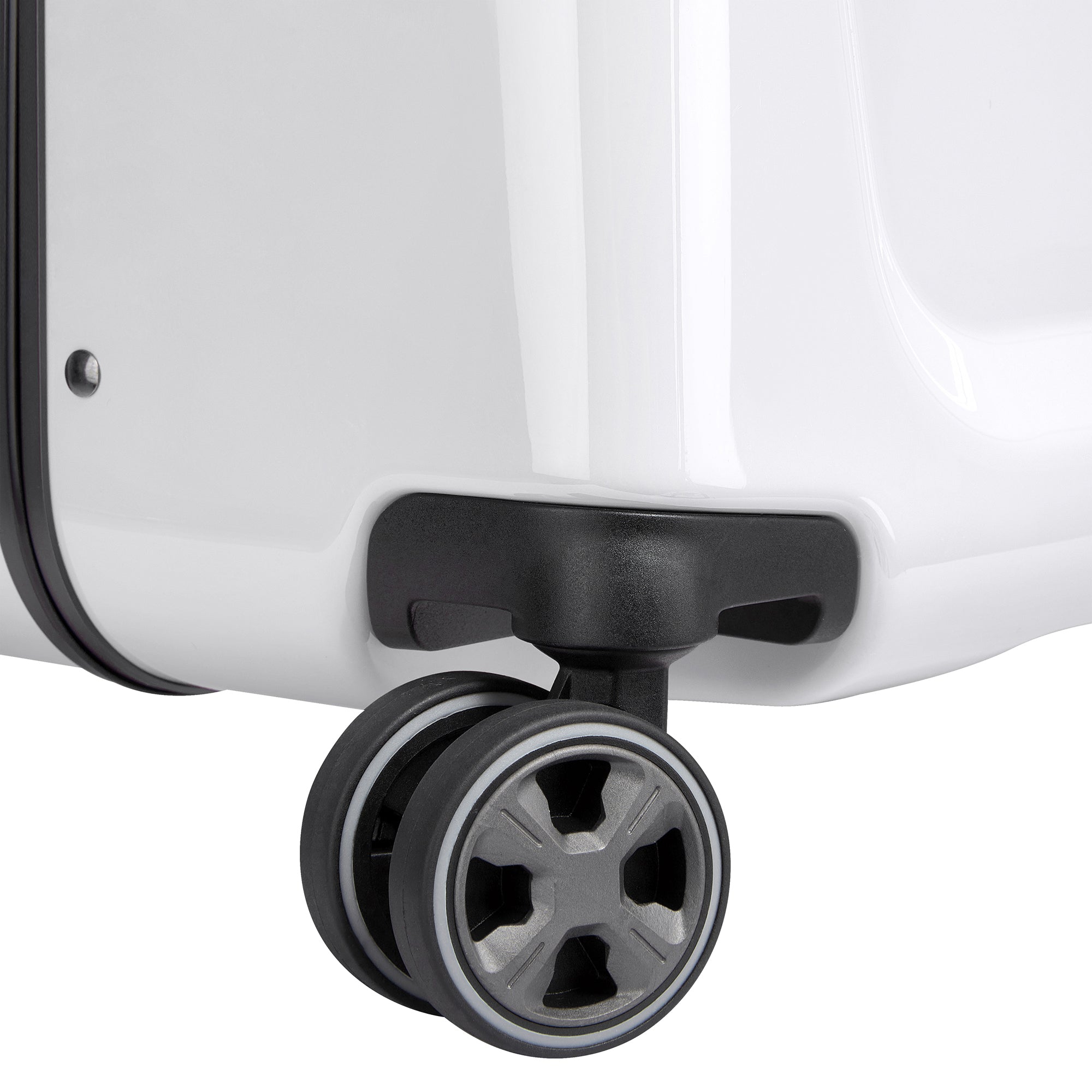PEUGEOT Voyages Hardside Luggage with Spinner Wheels ( Glossy White , 29 Inch Trunk ) Glossy White 29 Inch Trunk U1
