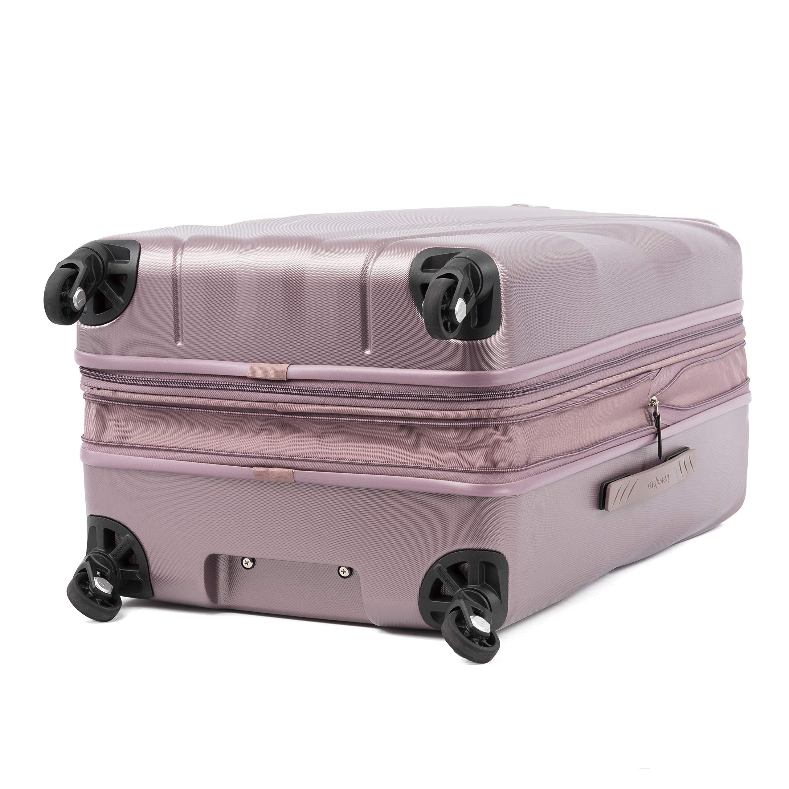 Travelpro Maxlite 5 Hardside Spinner Wheel Luggage Dusty Rose Checked Medium 25 Inch U1
