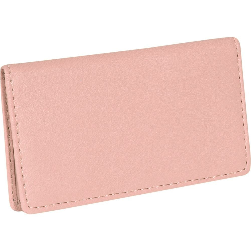 Royce Leather Business Card Case ( Carnation Pink , One Size ) Carnation Pink One Size U1