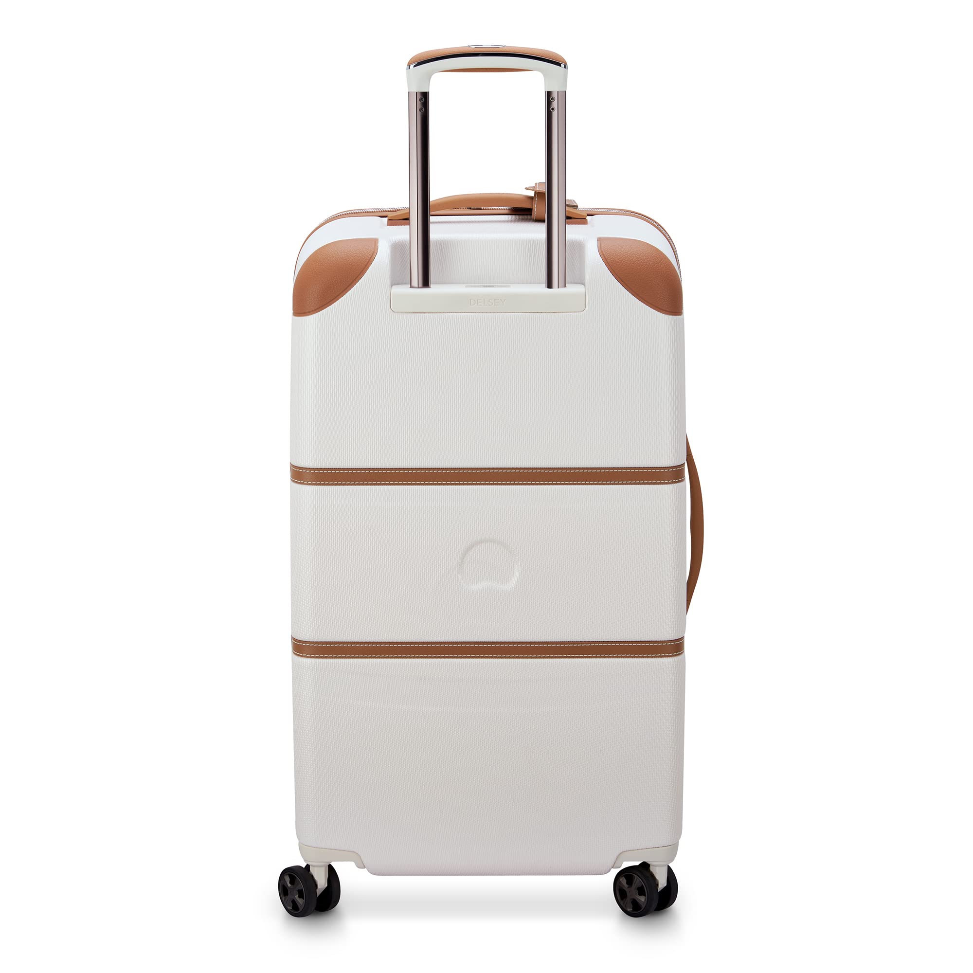DELSEY Paris Chatelet Air 2.0 Hardside Luggage with Spinner Wheels ( Angora , Checked-26 Inch Trunk ) Angora Checked 26 Inch Trunk U3