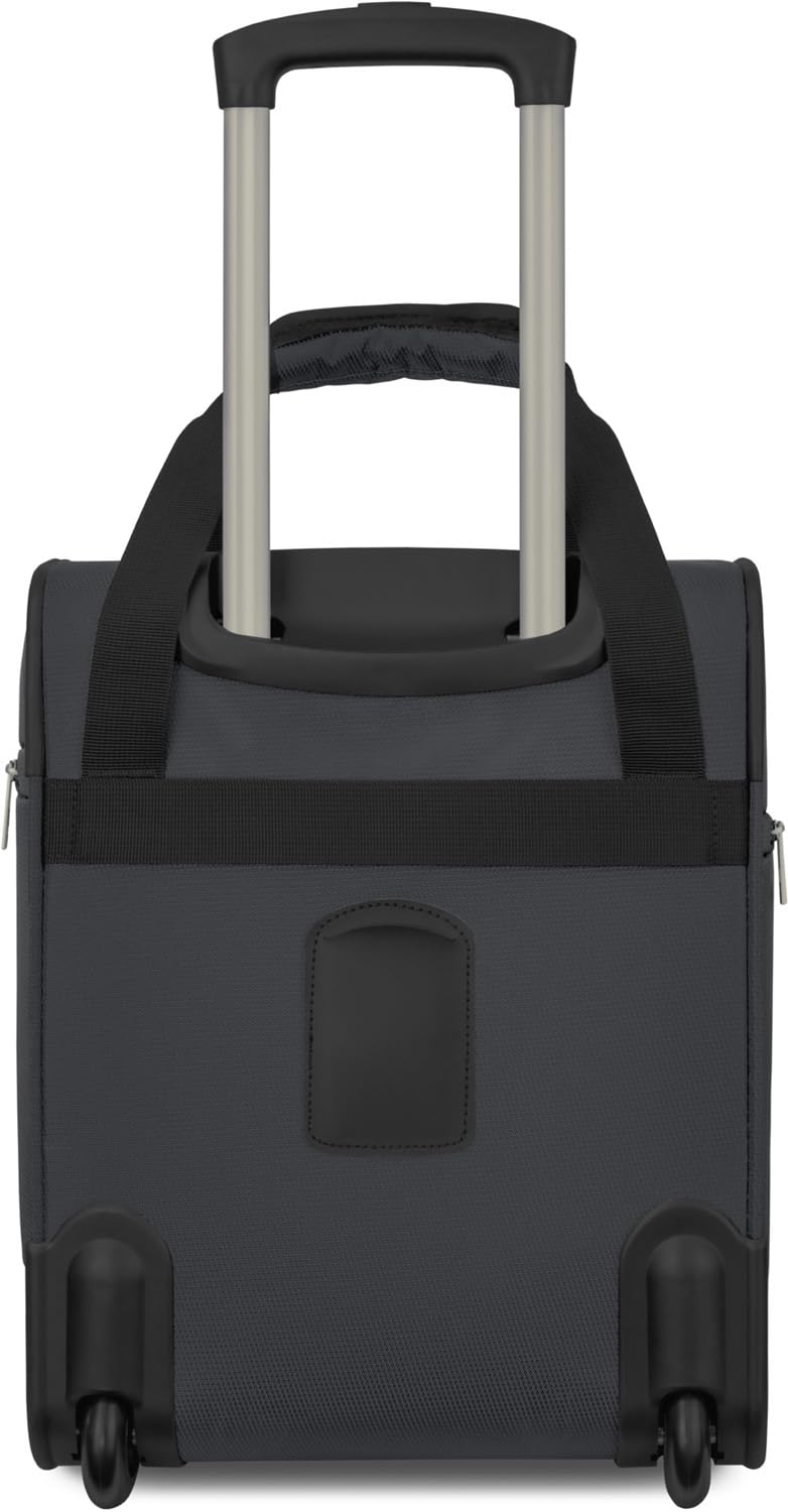 WallyBags Stratford Luggage, 16-Inch Under Seat Bag ( Graphite , 16-Inch Under Seat Bag ) Graphite 16 Inch Under Seat Bag U1