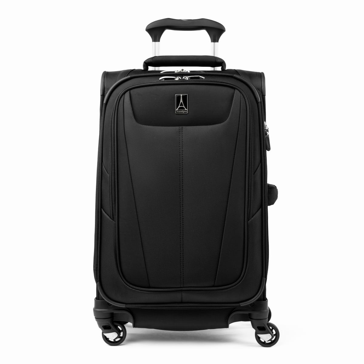 Travelpro Maxlite 5 Softside Expandable Luggage with 4 Spinner Wheels, Lightweight Suitcase, Men and Women ( Black , Carry-on 21-Inch ) Black Carry On 21 Inch U89