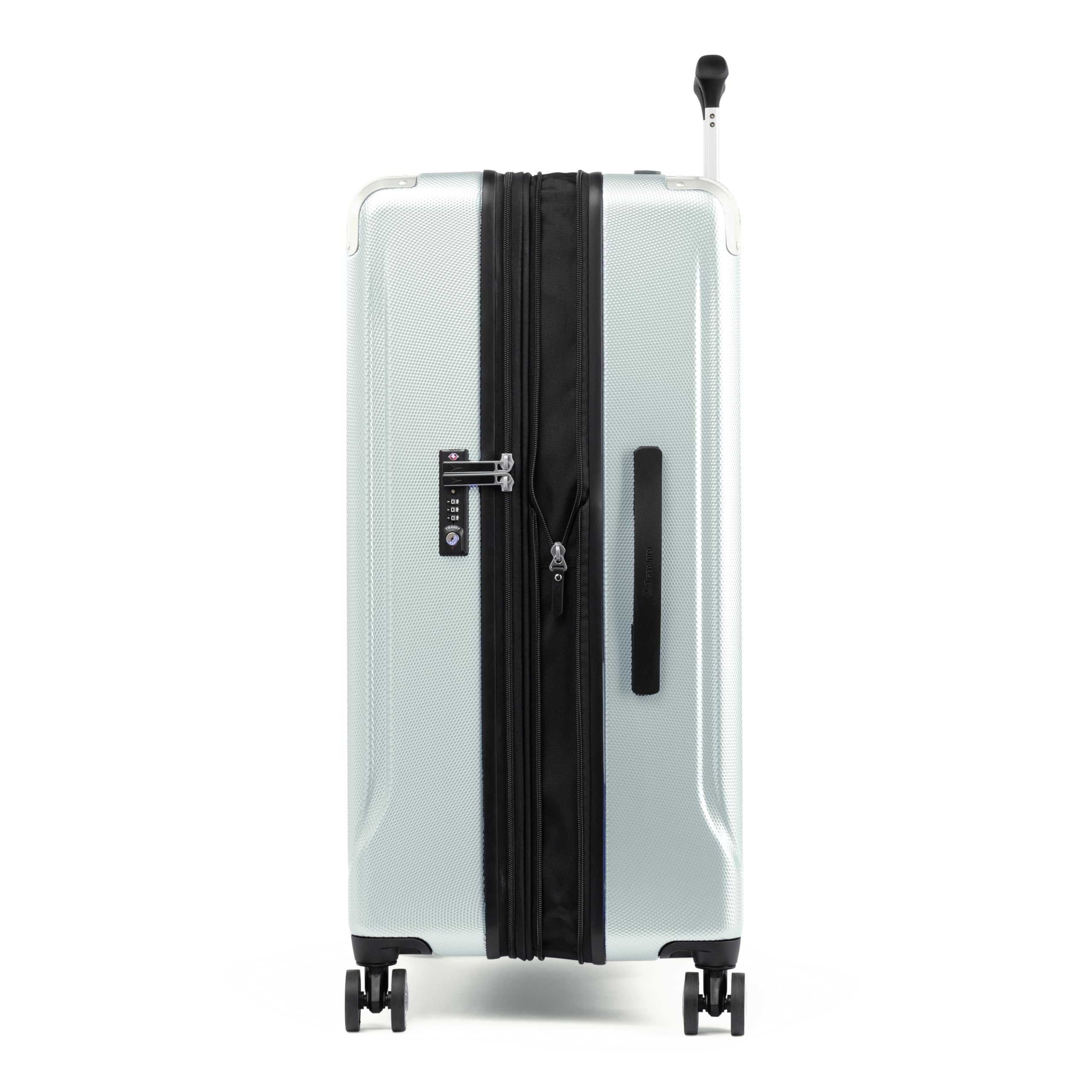 Travelpro Pathways 3 Hardside Expandable Luggage, 8 Spinner Wheels, Lightweight Hard Shell Suitcase ( Cloud Grey , Checked Large 28 Inch ) Cloud Grey Checked Large 28 Inch U1