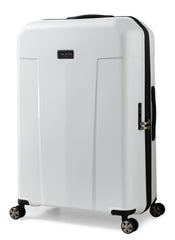 Ted Baker Flying Colours Hardside Trolley 4 Wheel Spinner, TSA Lock, Lightweight Suitcase, Men and Women ( White , 28-Inch Checked-Large ) White 28 Inch Checked Large U1