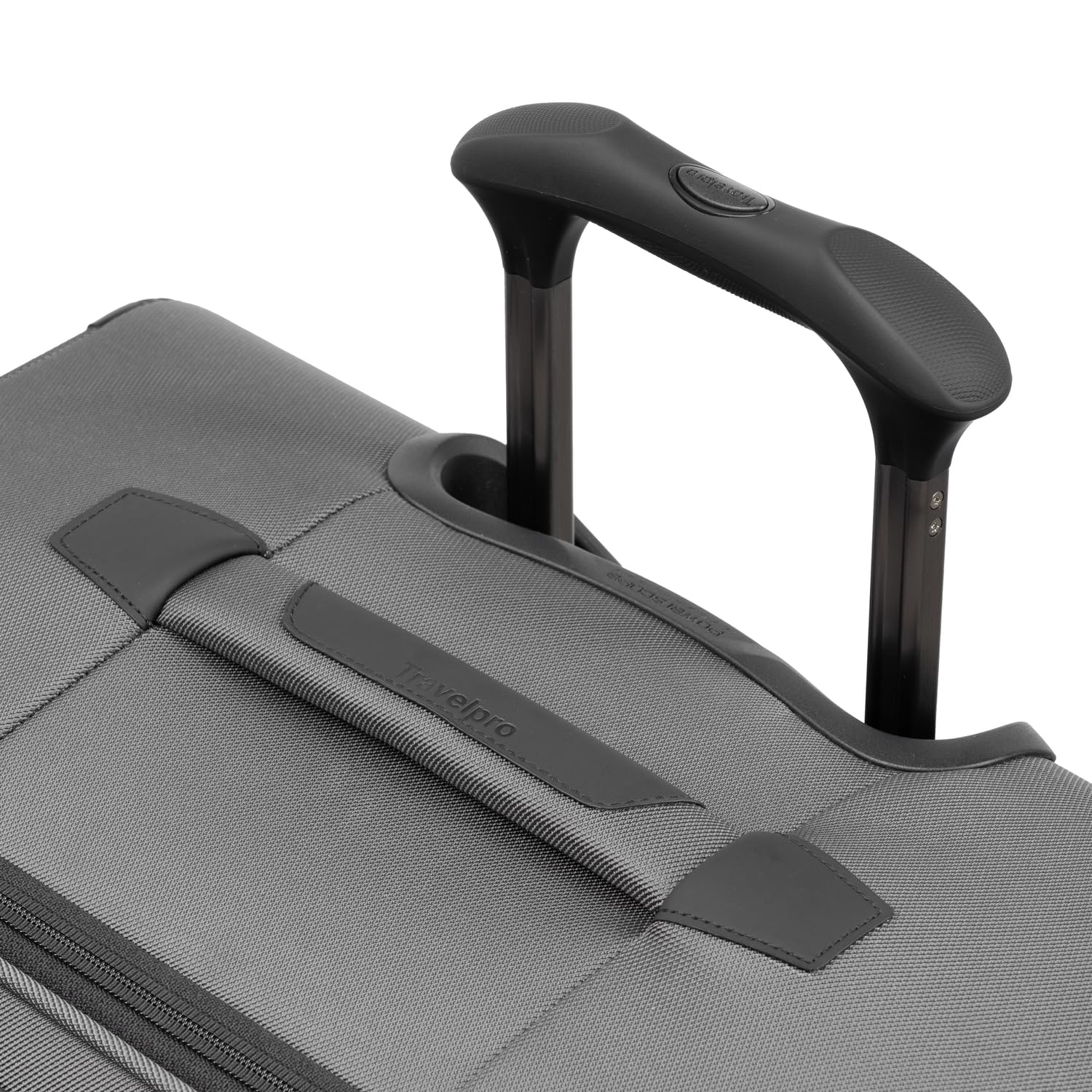 Travelpro Crew Classic Lightweight Softside Expandable Luggage, 2 Wheel Upright Rollaboard Suitcase, Men and Women ( Titanium Grey , Checked Medium ) Titanium Grey Checked Medium U3