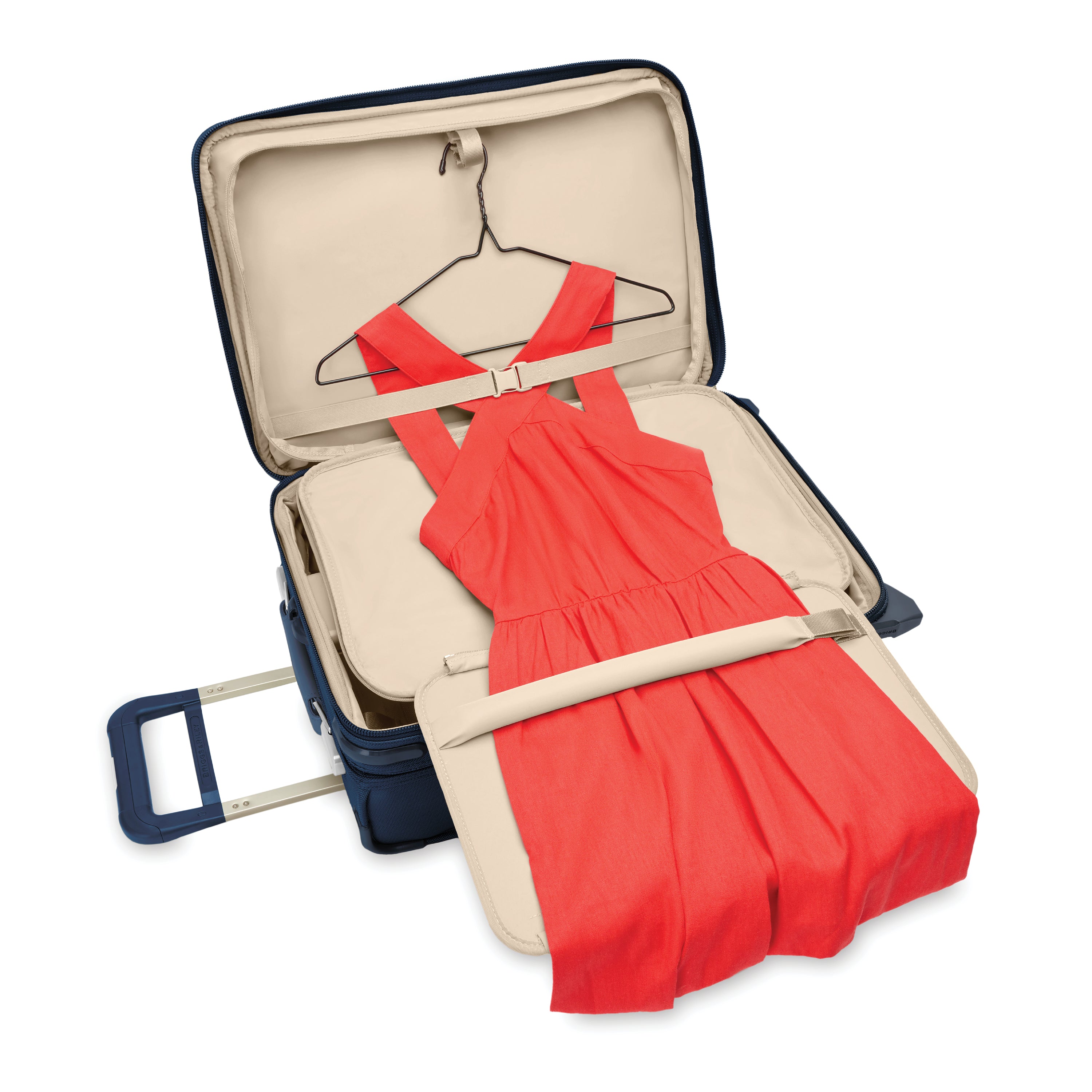 Briggs & Riley Baseline Essential 2-Wheel Carry-On Navy One Size U1