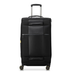 DELSEY Paris Wagram Softside Expandable Luggage with Spinner Wheels ( Black , Checked 26 Inch Trunk ) Black Checked 26 Inch Trunk U1