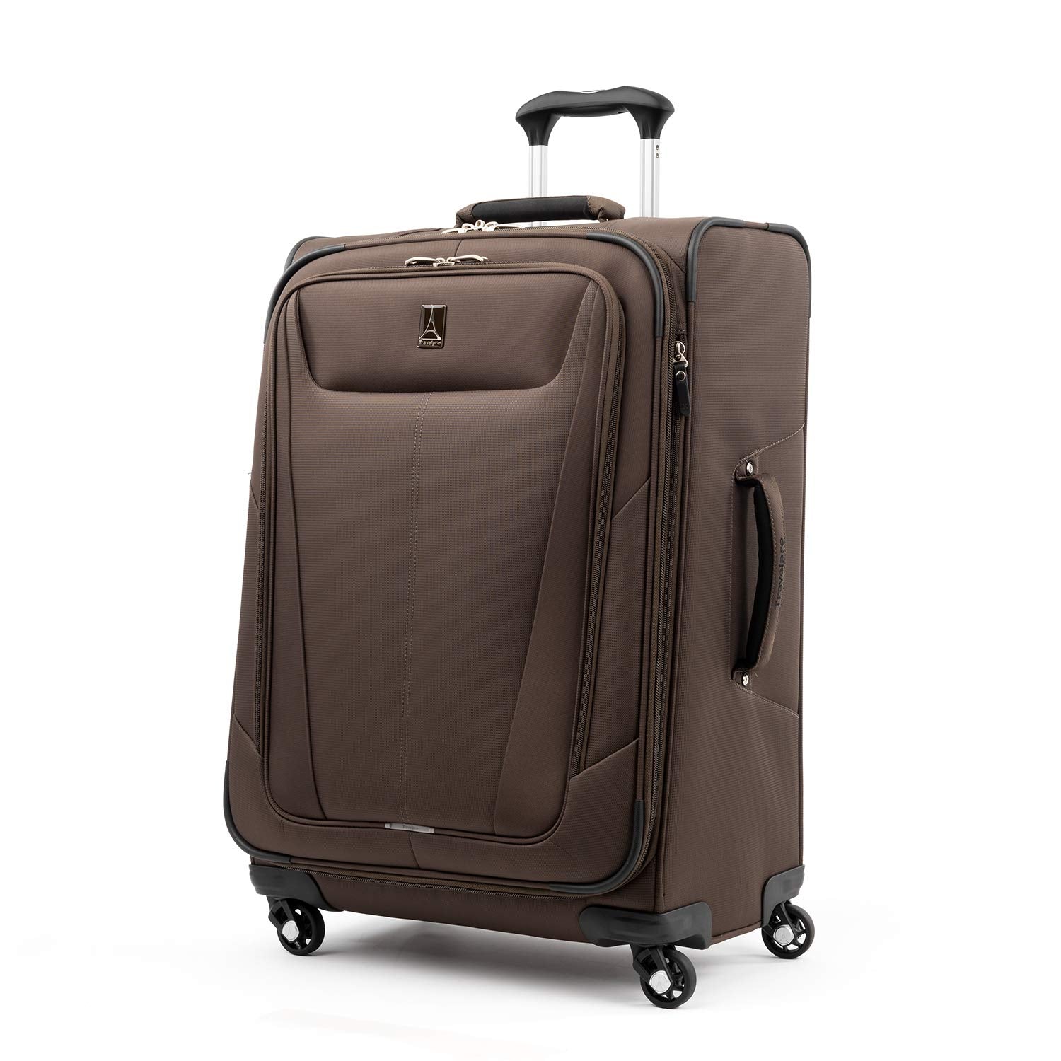 Travelpro Maxlite 5 Softside Expandable Luggage with 4 Spinner Wheels, Lightweight Suitcase, Men and Women Mocha 3 Piece Set 21 25 29 U1
