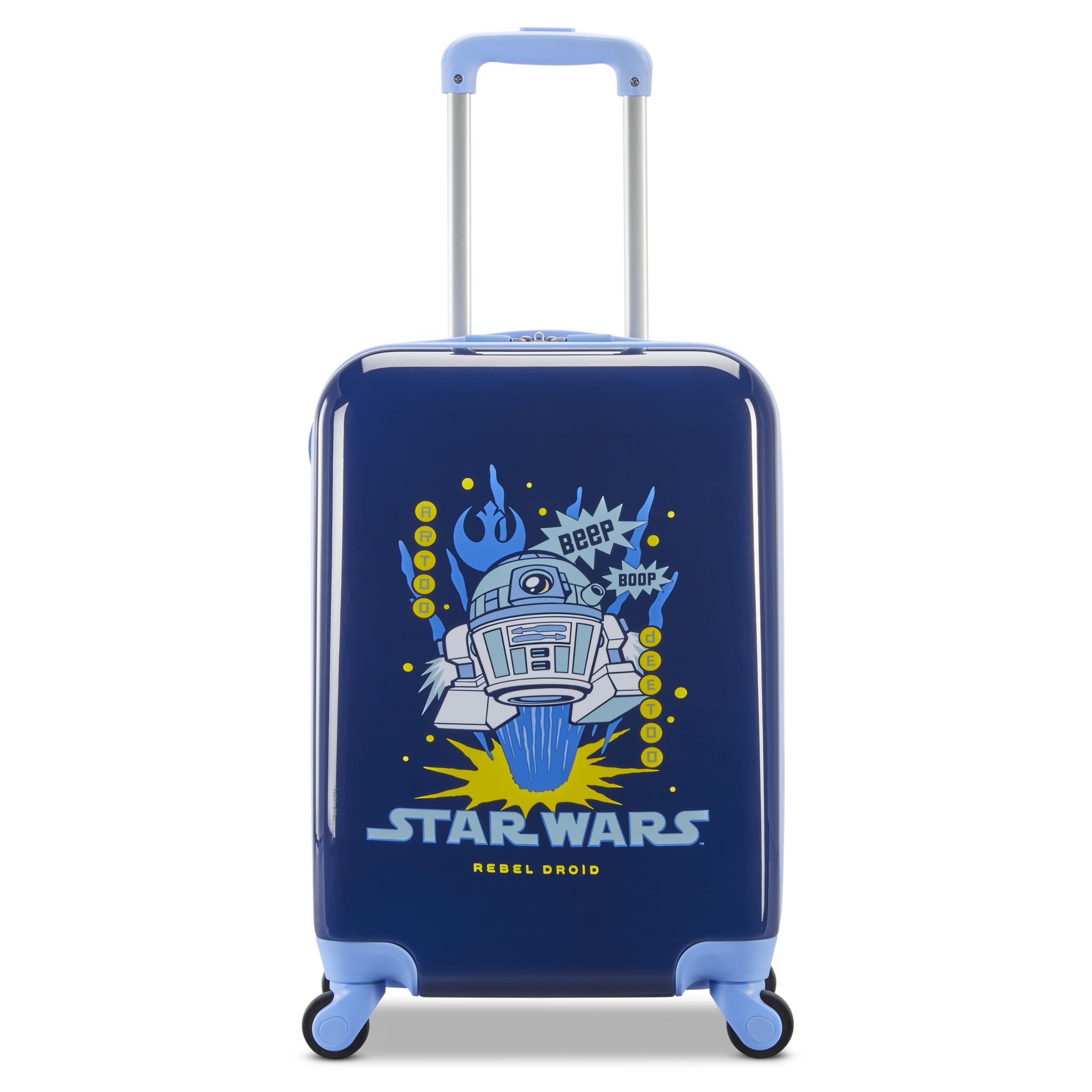 American Tourister Disney Carry-On 18-Inch Hardside Luggage with Spinner Wheels ( R2-D2 , Carry-On 18-Inch ) R2-D2 Carry On 18 Inch U2