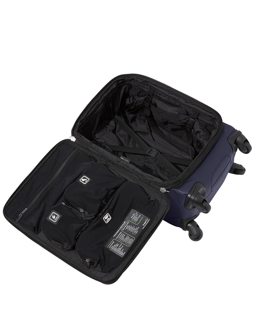 Genius Pack G4 22" Carry On Spinner Luggage - Smart, Organized, Lightweight Suitcase ( G4 - Navy ) G4 - Navy  U5