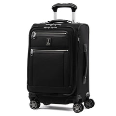 Travelpro Platinum Elite Softside Expandable Luggage, 8 Wheel Spinner Suitcase, USB Port, Fits up to 15" Laptop, Men and Women, Business Plus ( Shadow Black , Carry-On 20-Inch ) Shadow Black Carry On 20 Inch U4