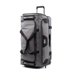 Travelpro Bold Drop Bottom Wheeled Rolling Duffel Bag Grey/Black 30 Inch U2