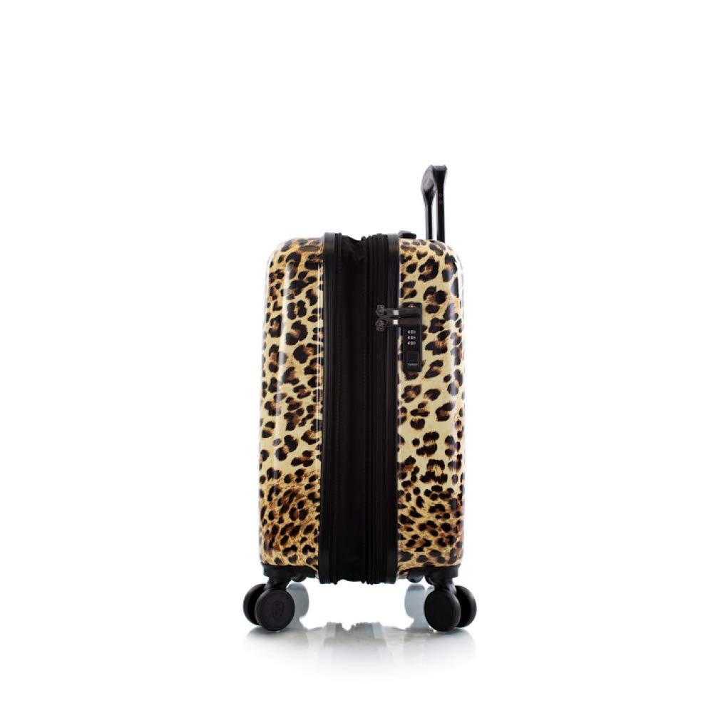 Heys America Black Leopard 21-Inch Hardside Carry-On Spinner ( Brown Leopard , One Size ) Brown Leopard One Size U1