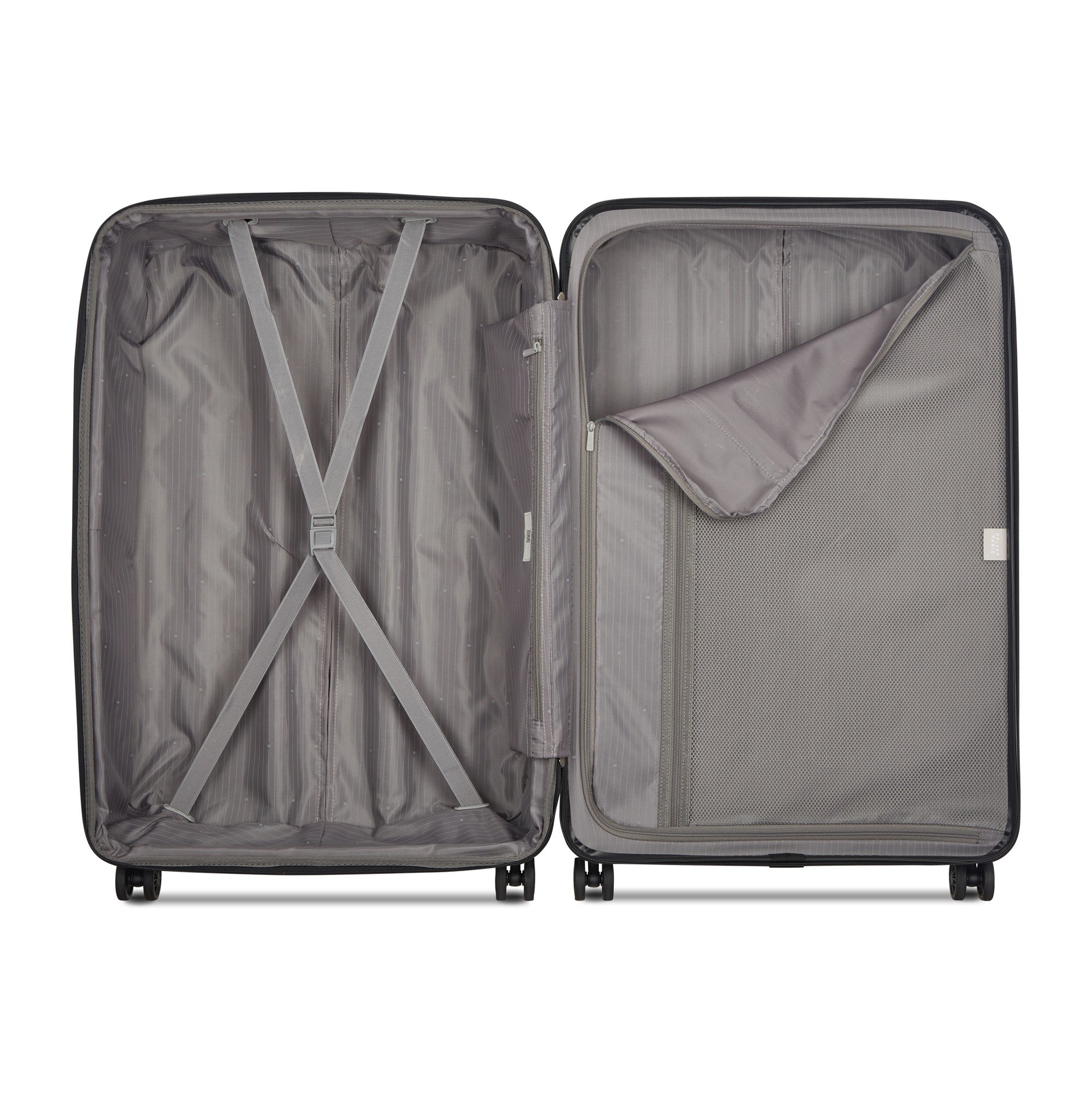 DELSEY Paris Helium Aero Hardside Expandable Luggage with Spinner Wheels ( Plum , Checked-Large 29 Inch ) Plum Checked Large 29 Inch U3