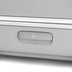 ZERO Halliburton Pursuit Aluminum Hardside Travel Case ( Silver , Medium Travel Case ) Silver Medium Travel Case U1