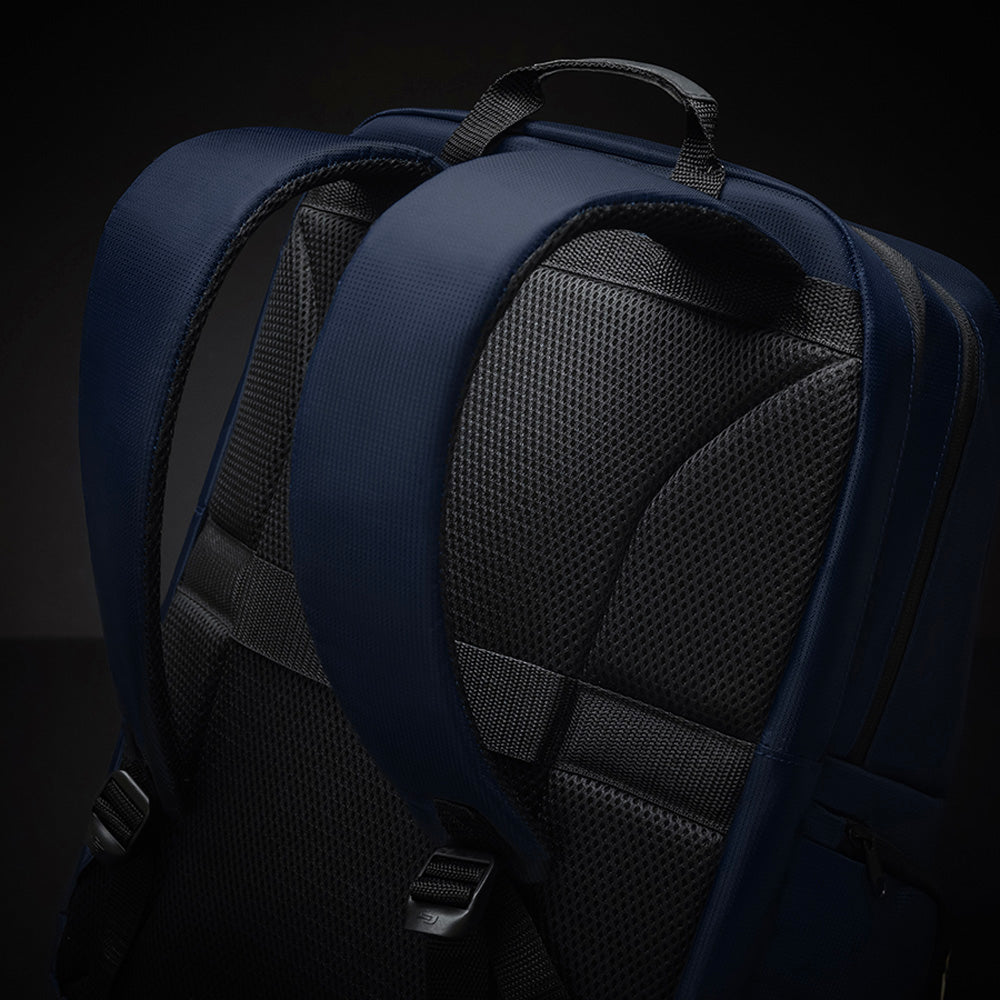 Solo New York Ambition Backpack – Stylish 17.3" Laptop Backpack with Tablet Pocket, Organizer Section, Padded Back & Straps – Perfect for Professionals & Travel ( Navy , One Size ) Navy One Size U1