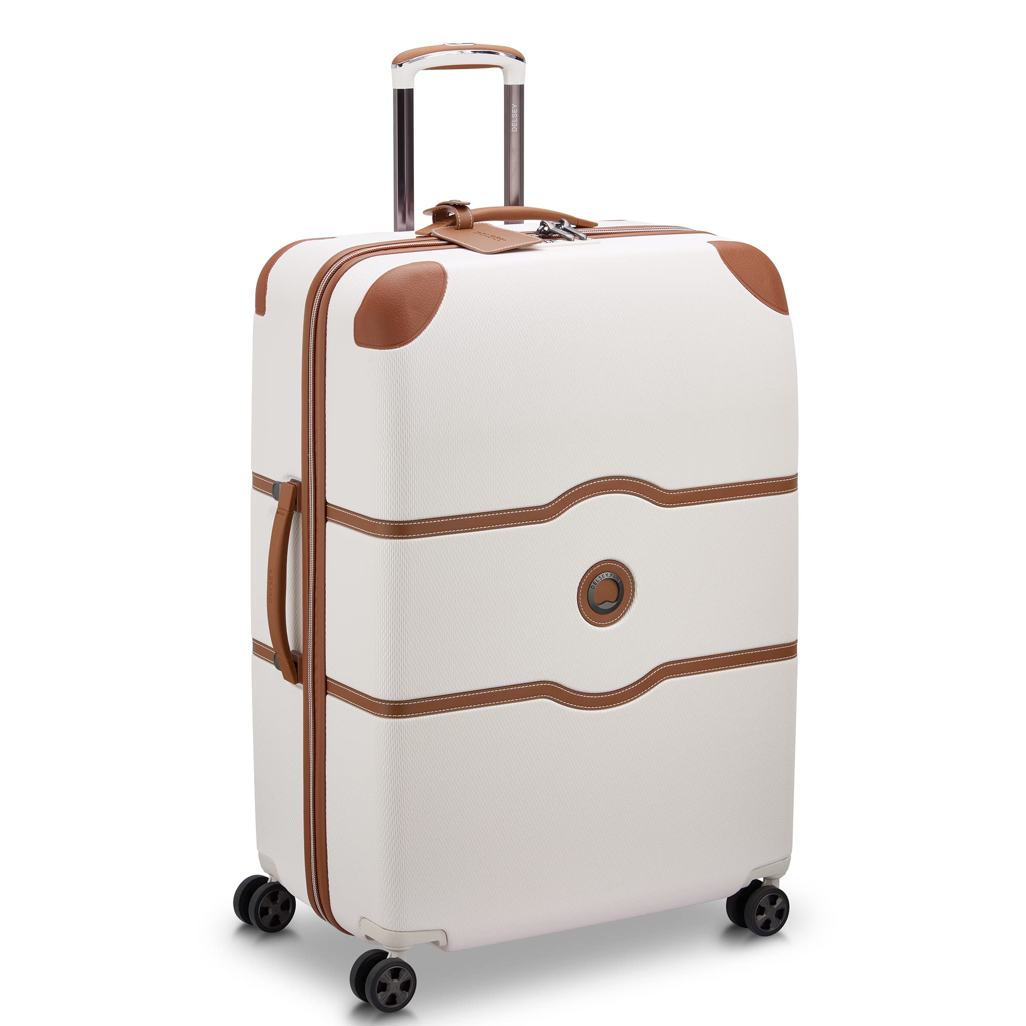 DELSEY Paris Chatelet Air 2.0 Hardside Luggage with Spinner Wheels Angora Checked Large 28 Inch U2