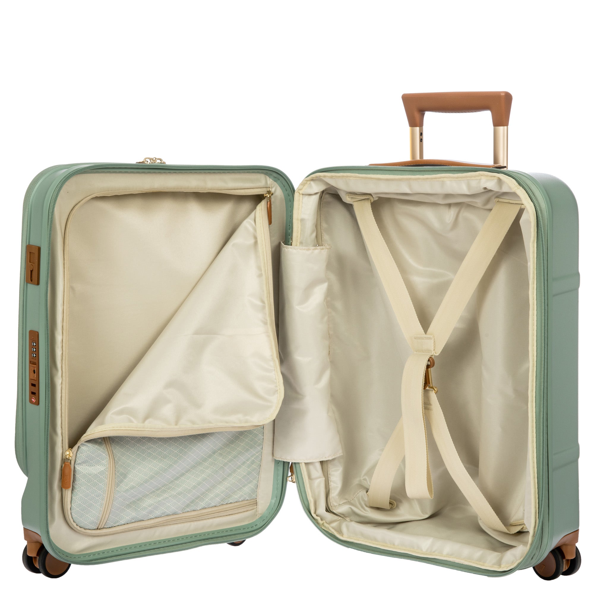Bric's Bellagio 3.0 21" Carry-On Expandable Spinner w/Pocket ( Eucalyptus , 21-Inch w/ Pocket ) Eucalyptus 21 Inch W Pocket U1