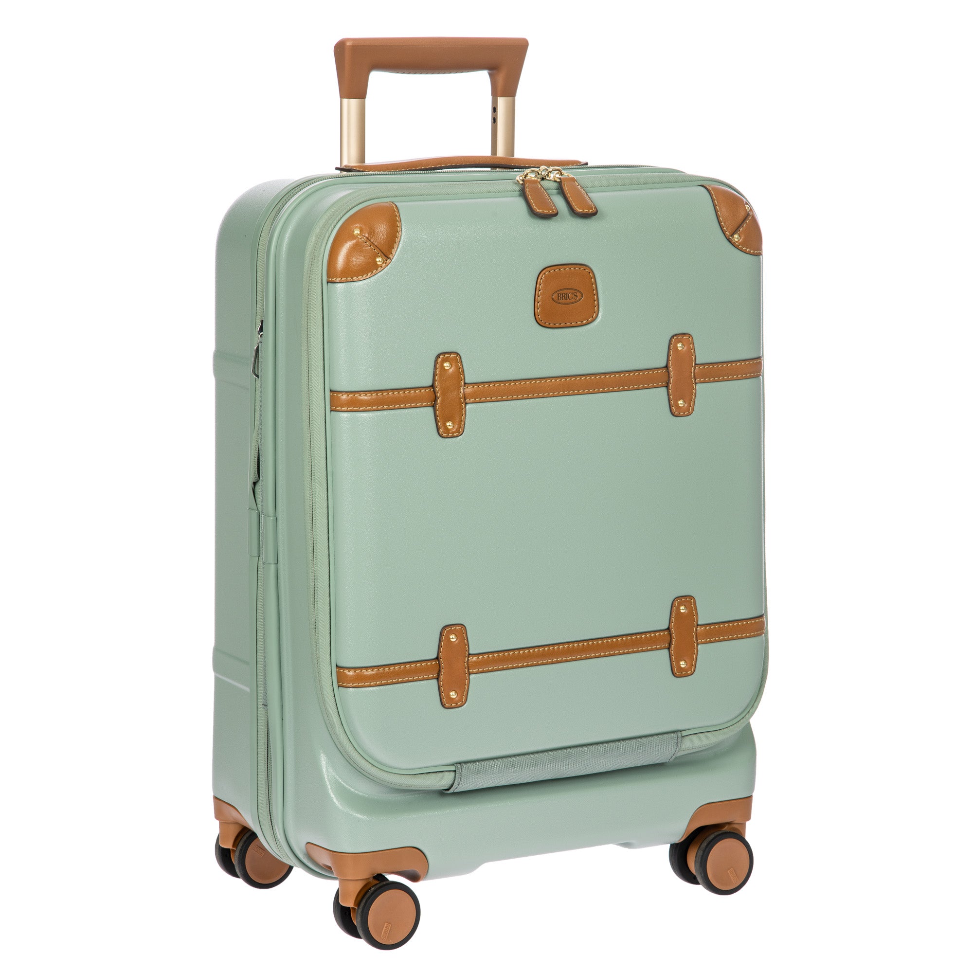 Bric's Bellagio 3.0 21" Carry-On Expandable Spinner w/Pocket ( Eucalyptus , 21-Inch w/ Pocket ) Eucalyptus 21 Inch W Pocket U1
