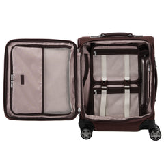 Travelpro Platinum Elite Softside Expandable Checked Luggage, 8 Wheel Spinner Large Suitcase, TSA Lock, Men and Women ( Bordeaux Red , Carry-On 19-Inch ) Bordeaux Red Carry On 19 Inch U2