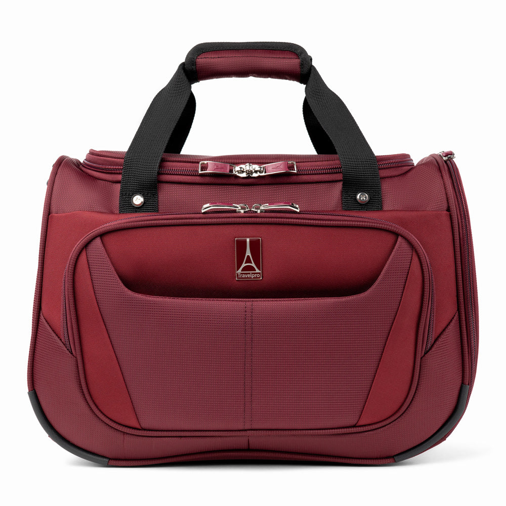 Travelpro Maxlite 5 Softside Lightweight Underseat Carry-On Travel Tote, Overnight Weekender Bag, Men and Women Burgundy 18 Inch U2