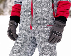 Arctix Kids Snow Pants with Reinforced Knees and Seat ( Diamond Print White , 5T ) Diamond Print White 5 T U2