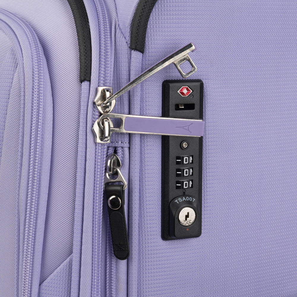 Travelpro Maxlite 5 Softside Expandable Luggage with 4 Spinner Wheels, Lightweight Suitcase, Men and Women ( Violet , Carry-on 19-Inch ) Violet Carry On 19 Inch U2