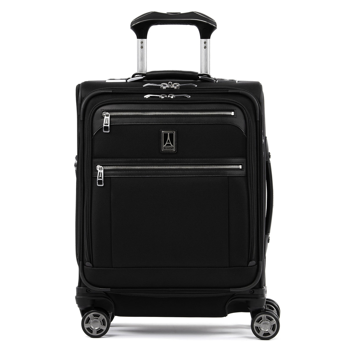 Travelpro Platinum Elite Softside Expandable Checked Luggage, 8 Wheel Spinner Large Suitcase, TSA Lock, Men and Women ( Shadow Black , Carry-On 19-Inch ) Shadow Black Carry On 19 Inch U14