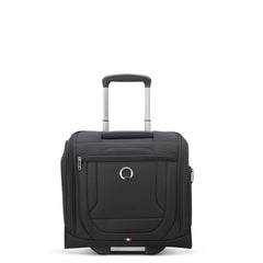 DELSEY Paris Helium DLX Softside Luggage Under-Seater with 2 Wheels ( Black , Carry on 16 Inch ) Black Carry On 16 Inch U1