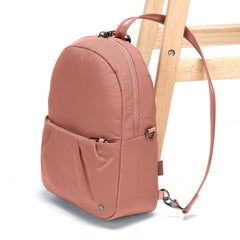 Pacsafe Women's Citysafe CX Anti Theft Convertible Backpack-Fits 11" Tablet, ECONYL Rose Econyl Rose 8 Liter U1