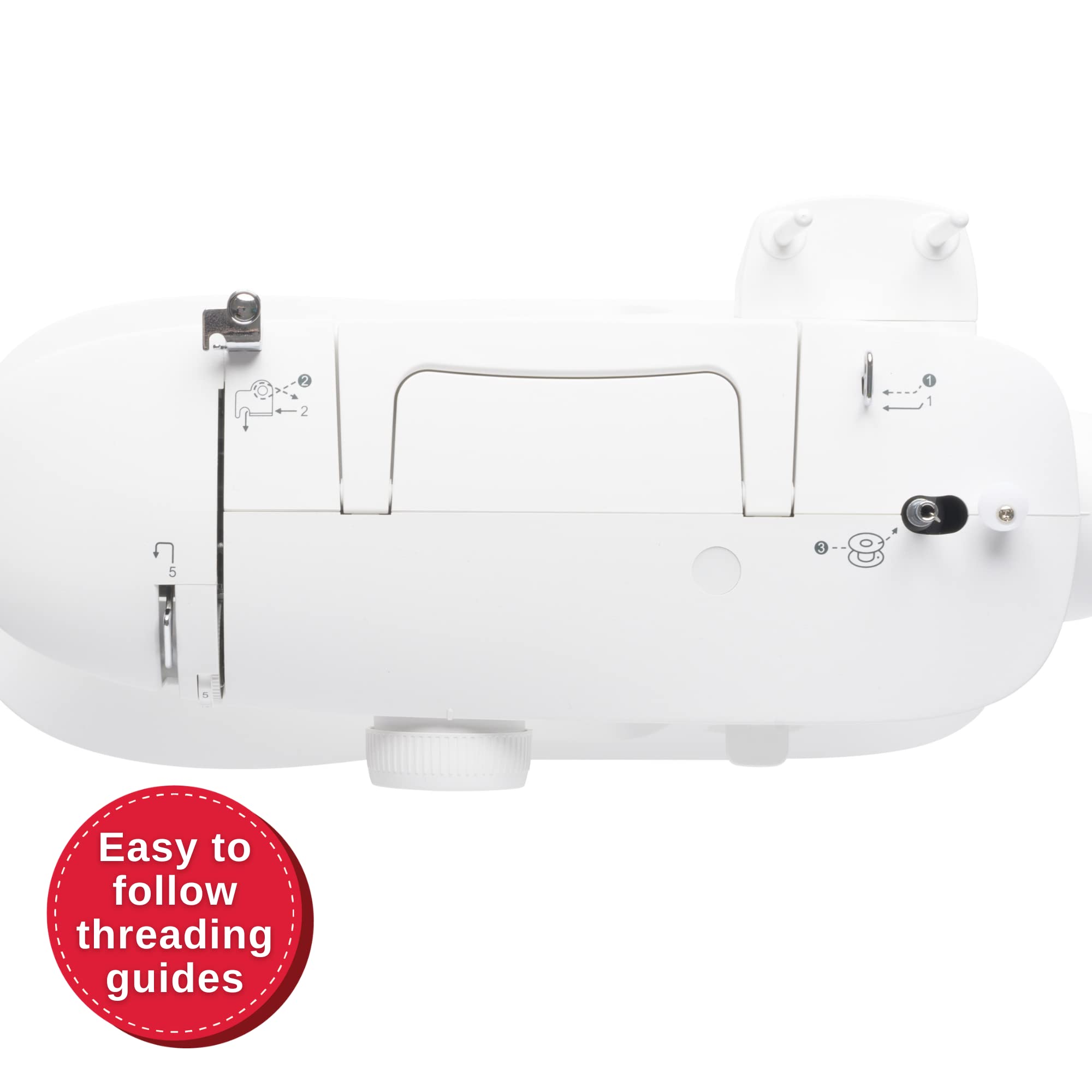 SINGER | MX60 Sewing Machine With Accessory Kit & Foot Pedal - 57 Stitch Applications - Simple & Great for Beginners U1