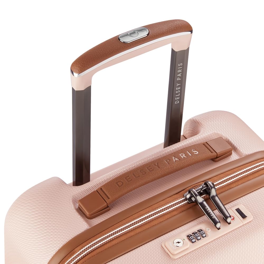 DELSEY PARIS Chatelet Air 2.0 Hardside Luggage with Spinner Wheels, Blush Pink, Carry on 20 Inch Blush Pink Carry-on 20 Inch U2