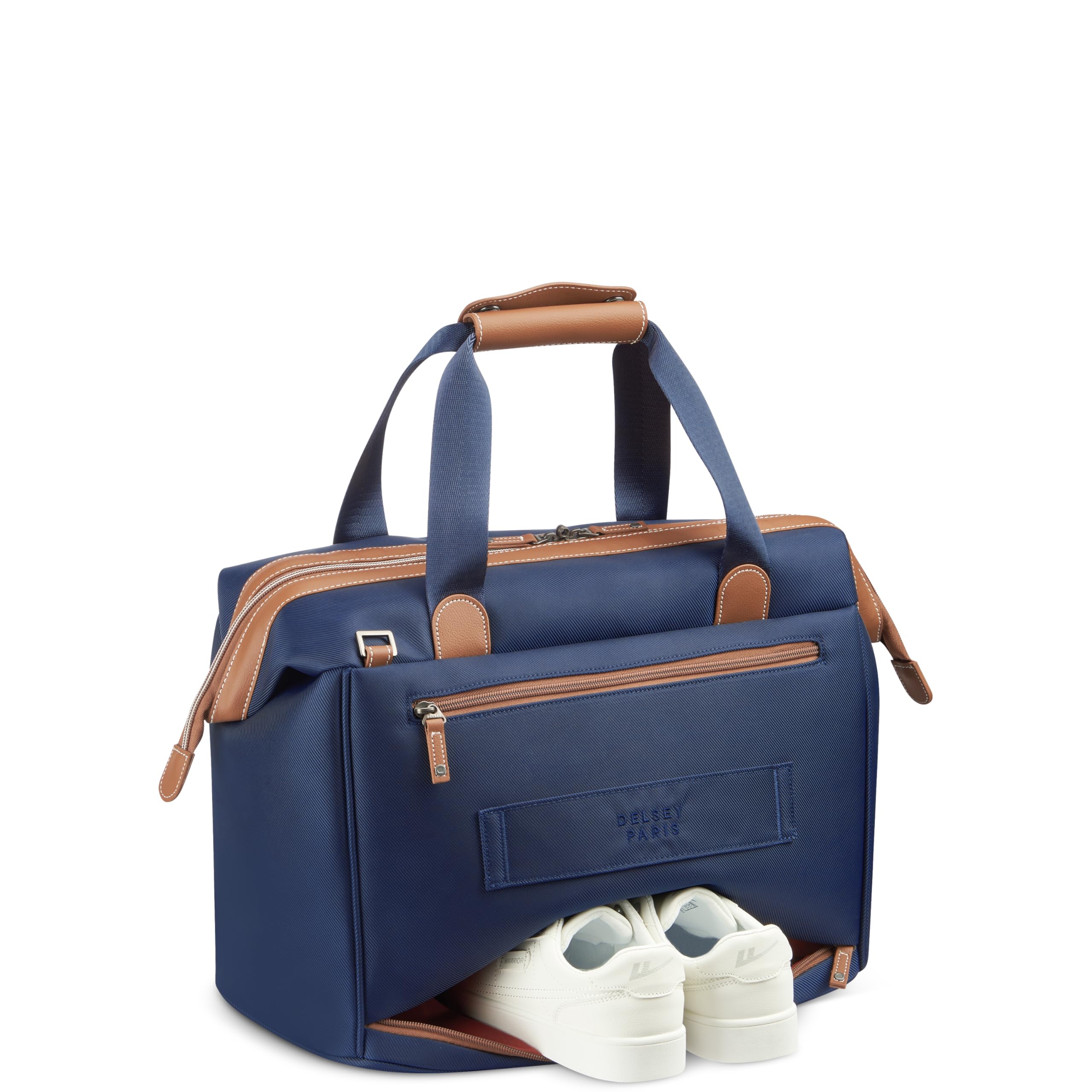 DELSEY Paris Chatelet 2.0 Small Weekender Travel Duffle Bag ( Navy Blue , One Size ) Navy Blue One Size U1